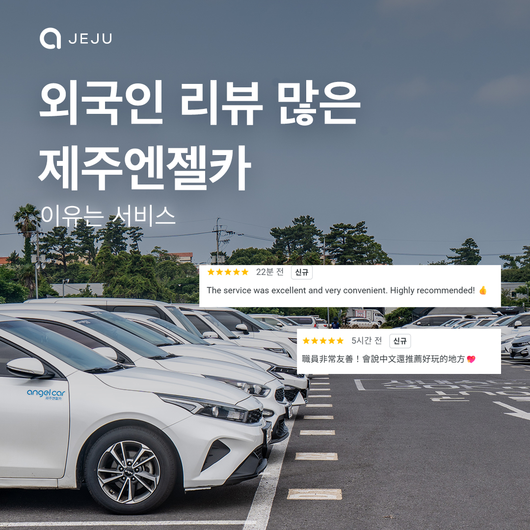 외국인 리뷰 많은 제주엔젤카